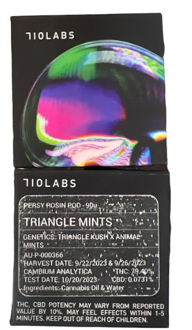 0.5G Triangle Mints Persy Rosin Pod